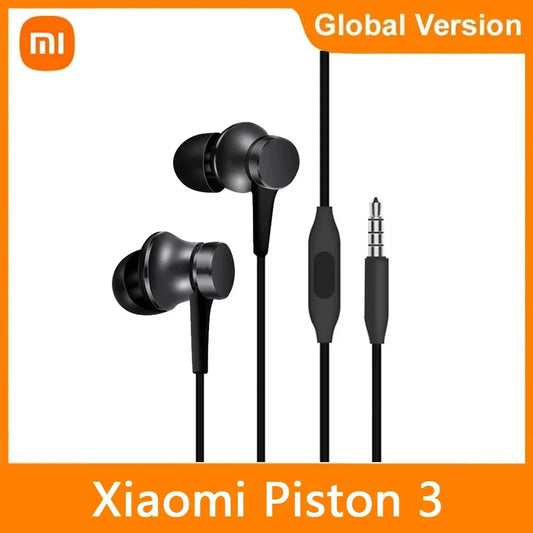 Original  Piston 3 Earphone Bass Wired 3.5MM In-Ear Sport Headphone with Mic Headset for Phone  Samsung Huawei
